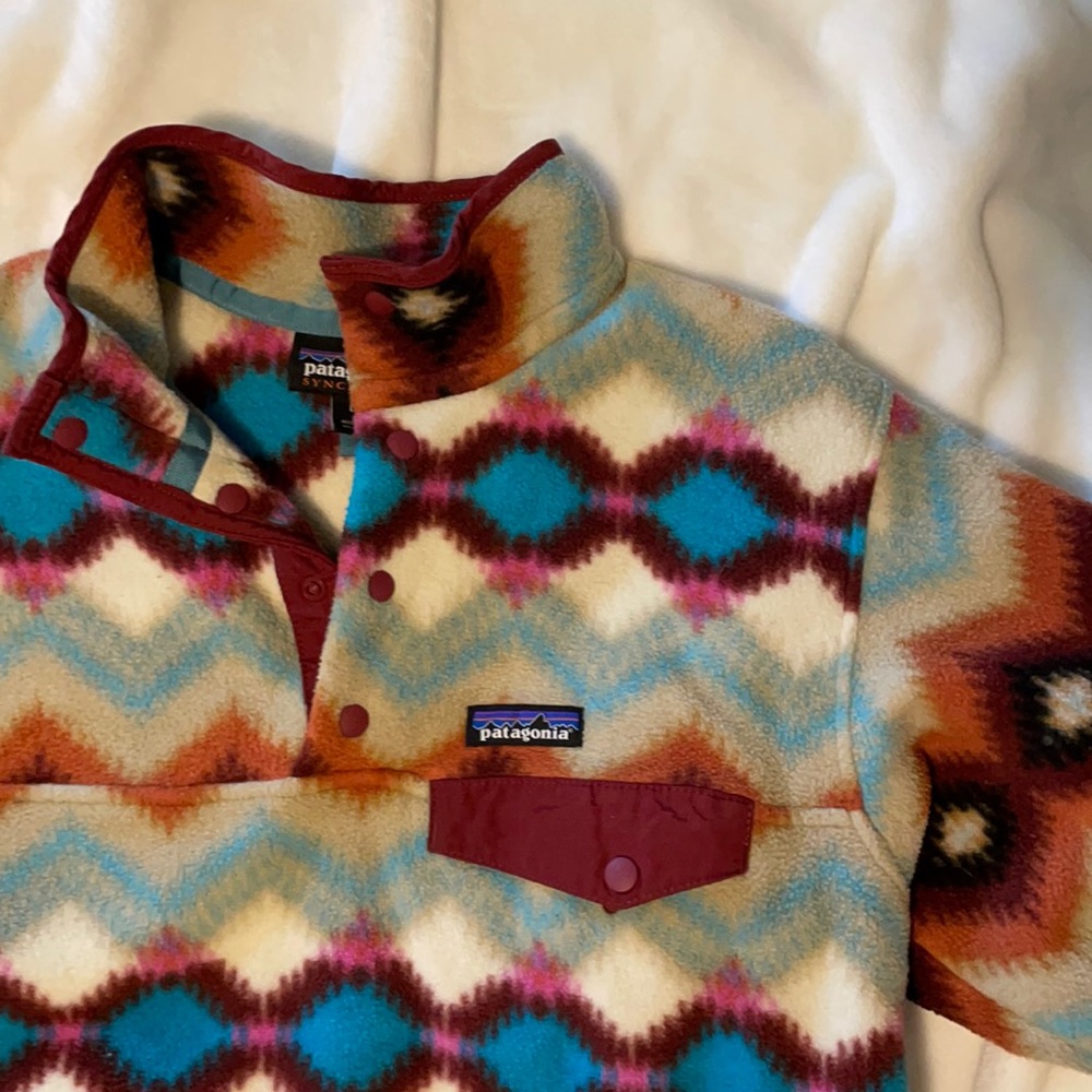 Woman’s Patagonia limited edition synchilla fleece
